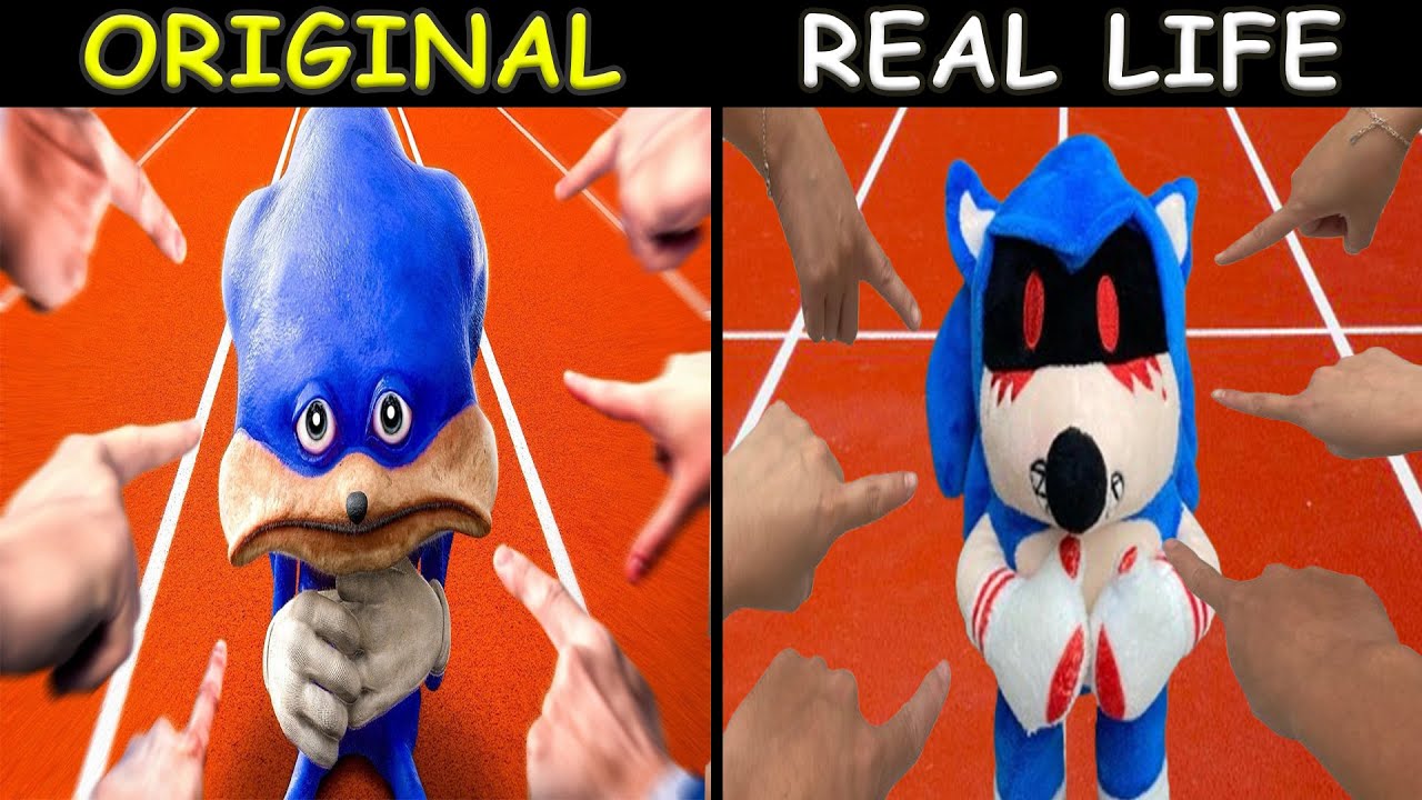 SHIN SONIC TAPES IS NOT A MONSTER! - The Sonic Tapes Animation | Original vs Plush Toys