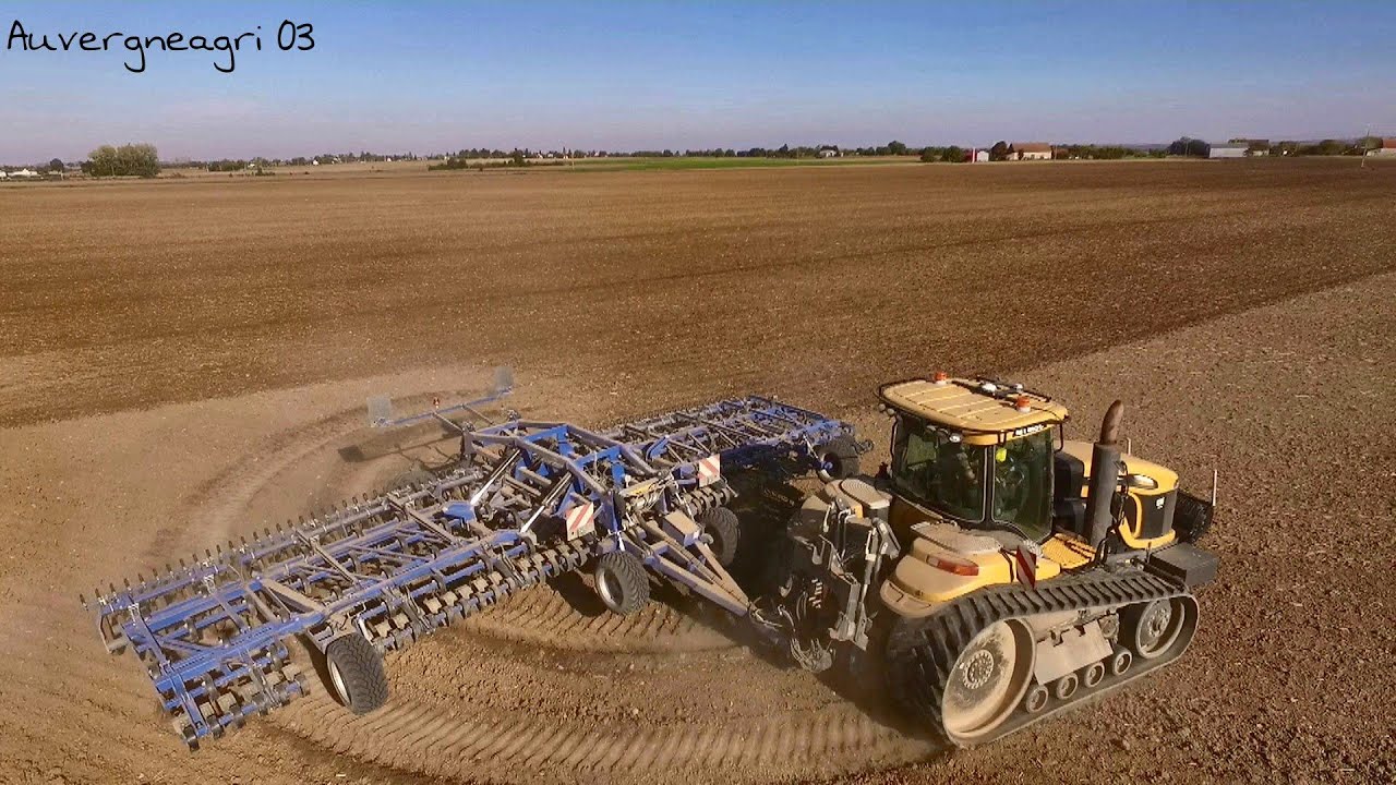 KOCKERLING  allrounder 12 mètres 》CATERPILLAR  Challenger MT865C 》 Préparation des terres 2017