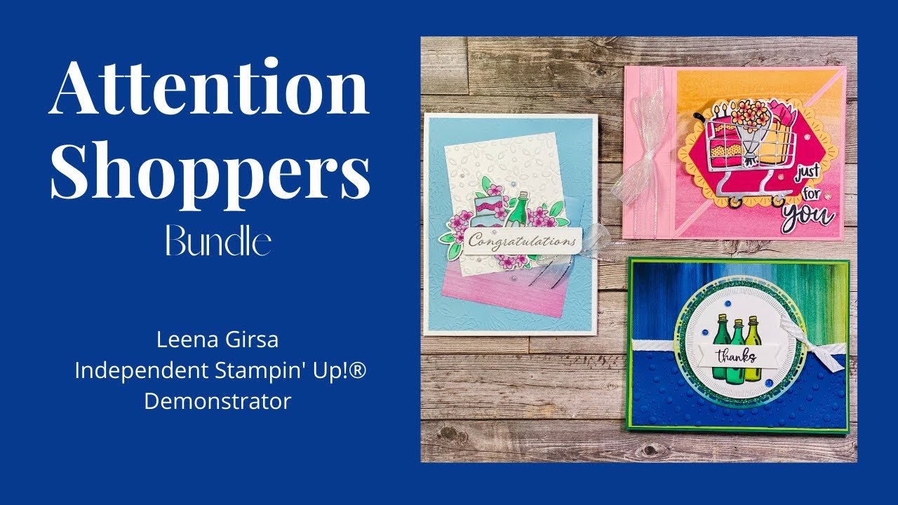 Three FUN Ideas for the Attention Shoppers Bundle by Stampin’ Up!®