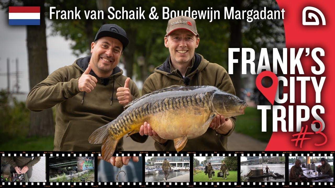 KARPERVISSEN IN AMSTERDAM | Franks City Trips#3 - Amsterdam | Frank Van Schaik & Boudewijn Margadant