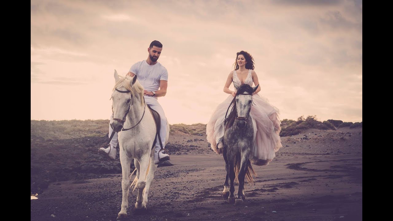Awesome Horse Riding in Tenerife, Post wedding video shoot ( She's dream came true )