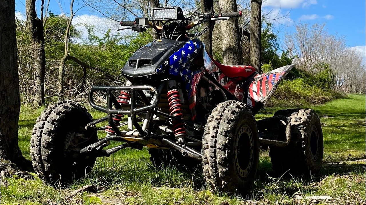 First Ride on My New TRX450r