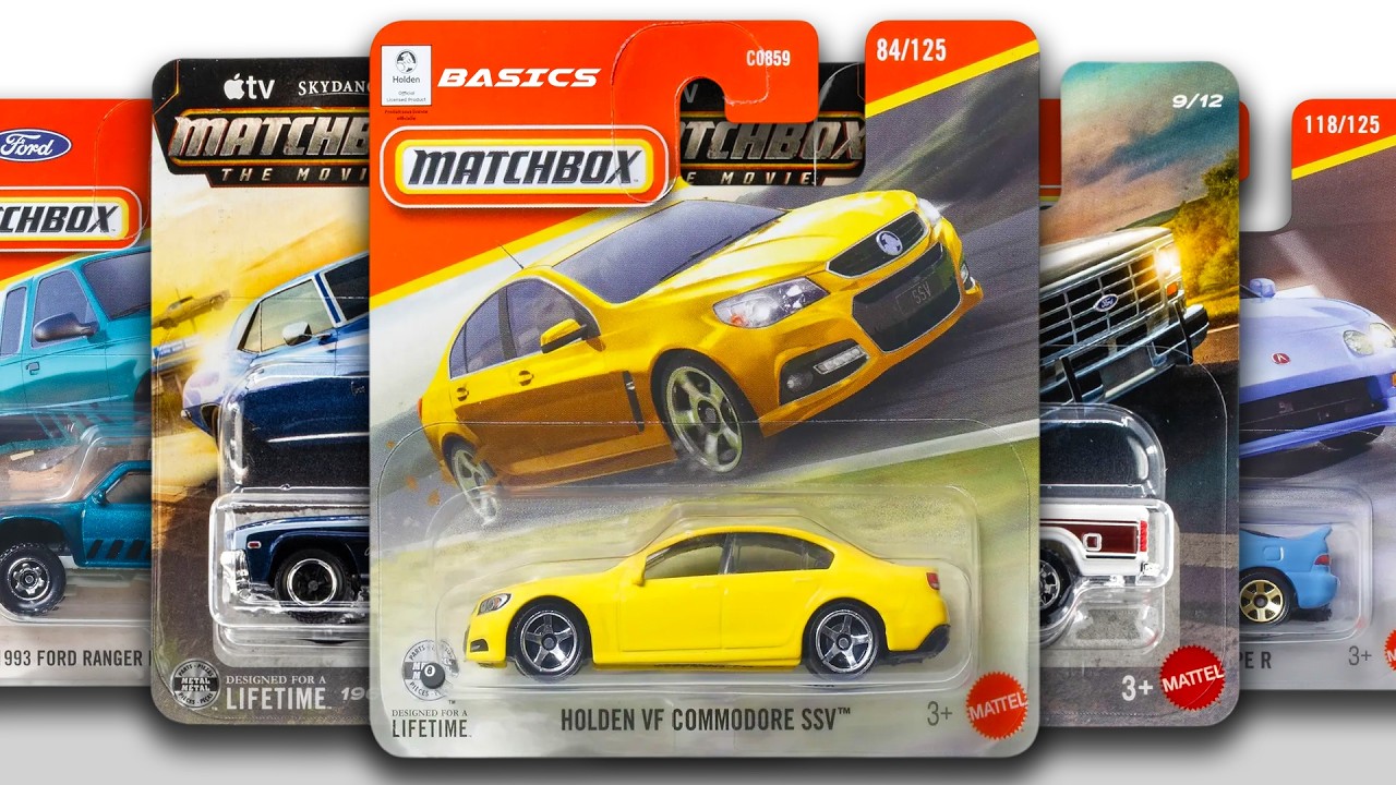 Обзор: Matchbox Basics 2026, микс 10, набор The Movie Set Mustang Fastback, новинки Mini GT и мно...