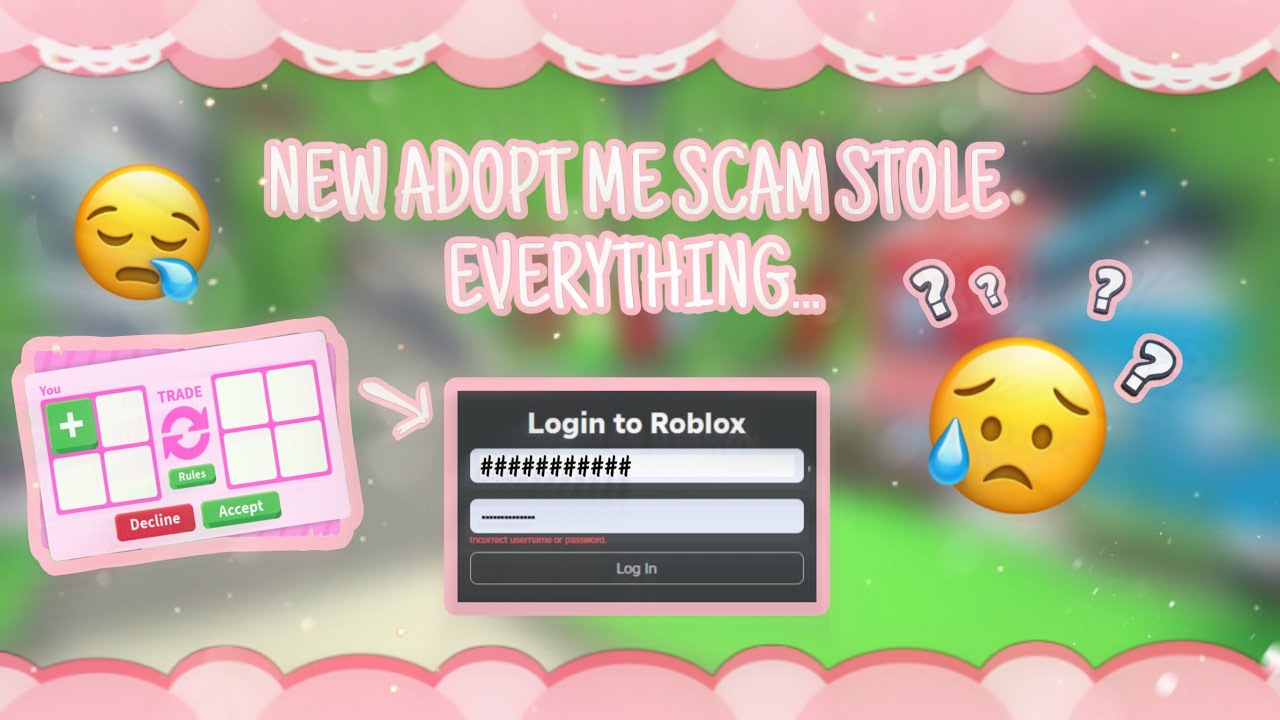 This NEW Adopt Me Scam Is STEALING everyone&rsquo;s accounts&hellip; // STAY SAFE!!