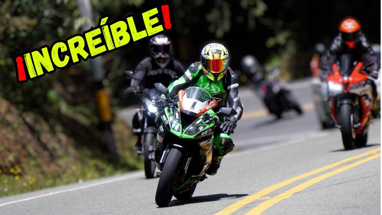 &iexcl;INCRE&Iacute;BLE! FOTOS &Eacute;PICAS de Motos de Alto Cilindraje en Curvas de Palmas