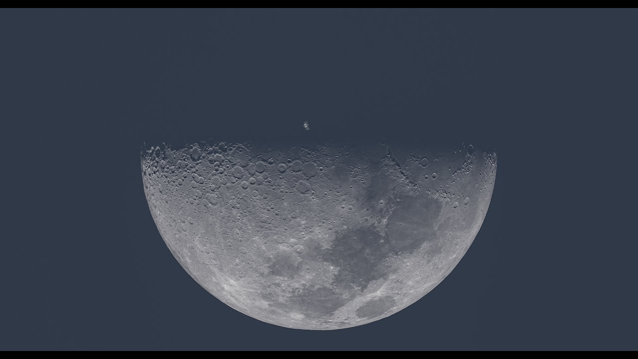0.56 seconds and it's over - ISS Lunar Transit in 4K