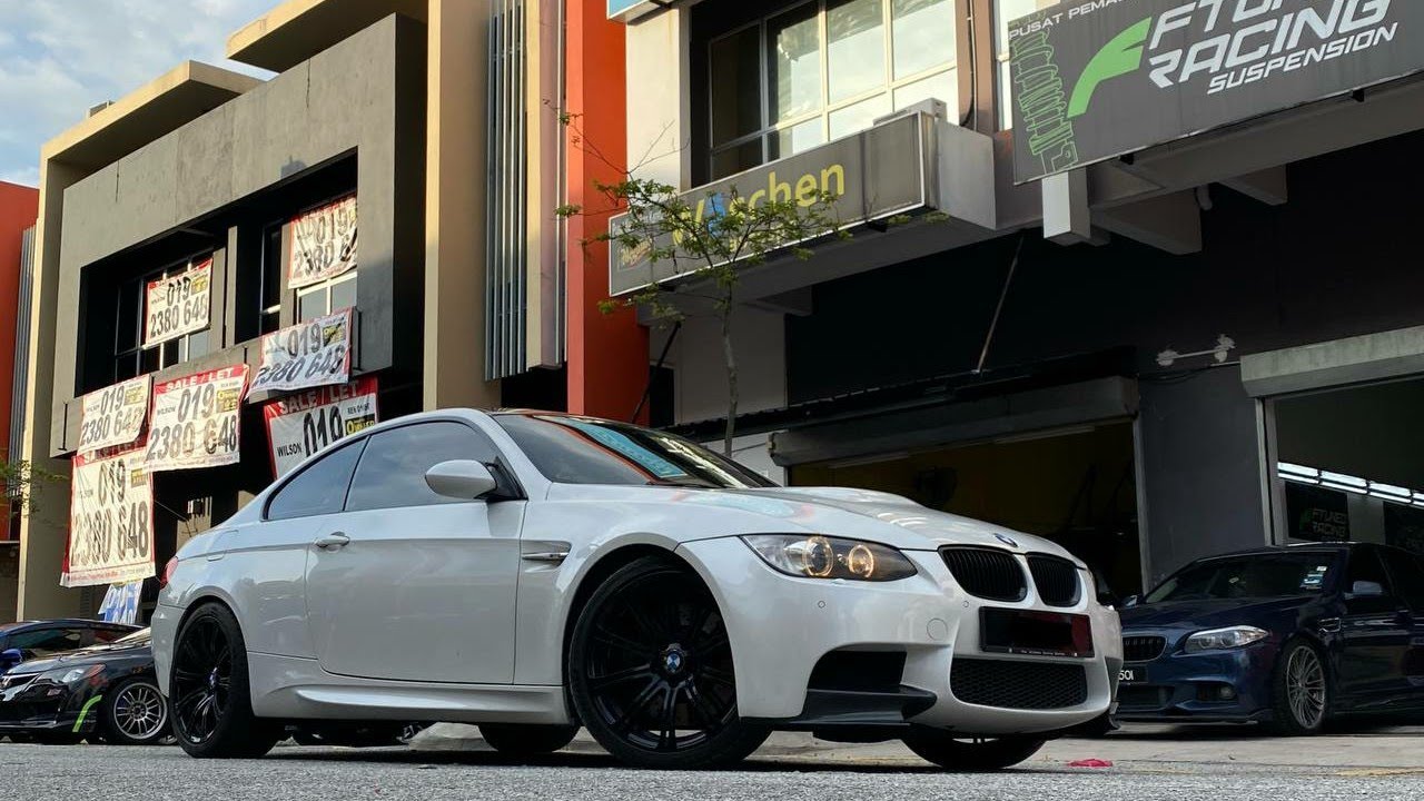 FTuned GT Series | BMW E92 M3 | Coilover Installation | Corner Weight Balancing | String Alignment