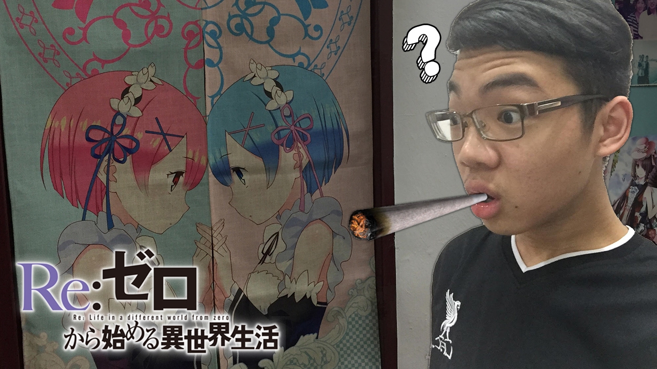 Unboxing Re:ゼロ Rem & Ram Door Curtain