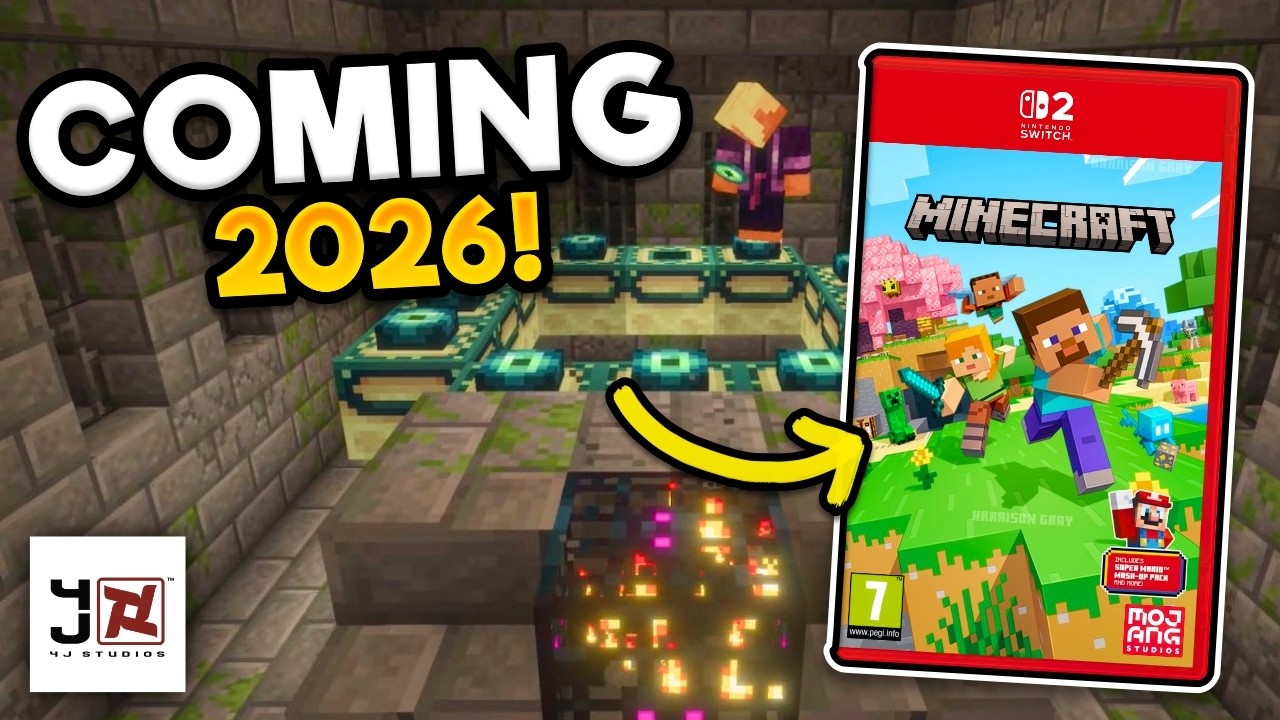 Minecraft Switch 2: Vibrant Visuals CONFIRMED! (+ Super Mario Upgrade!!)