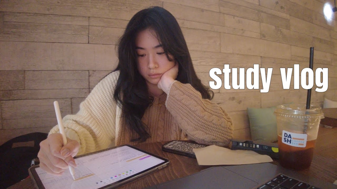 medical school study vlog: quiet days, cafe hopping, back home