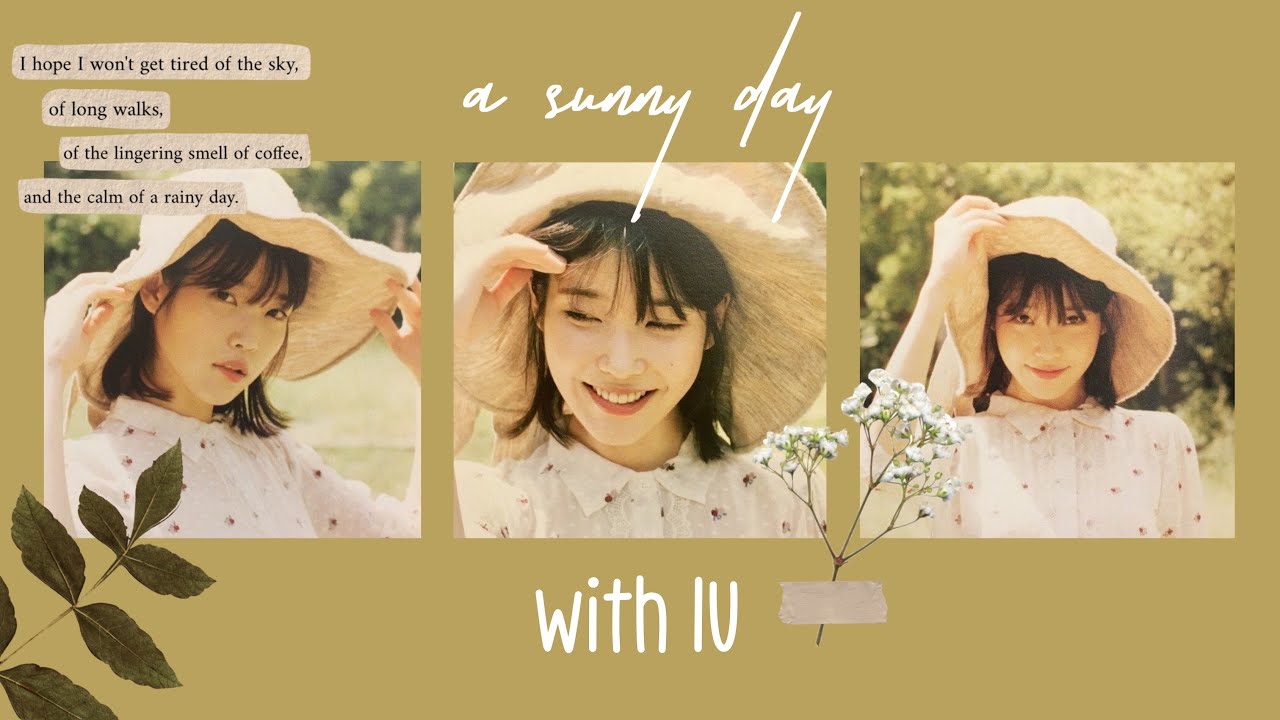 A sunny day with IU | soft IU songs for a summer day | 아이유 playlist for studying and relaxing