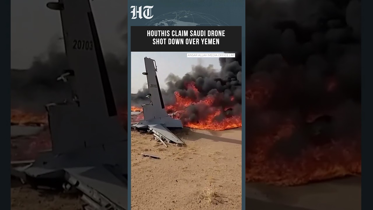 Houthi Rebels Claim Saudi Drone Shootdown Over Yemen Amid Rising Regional Tensions | #shorts