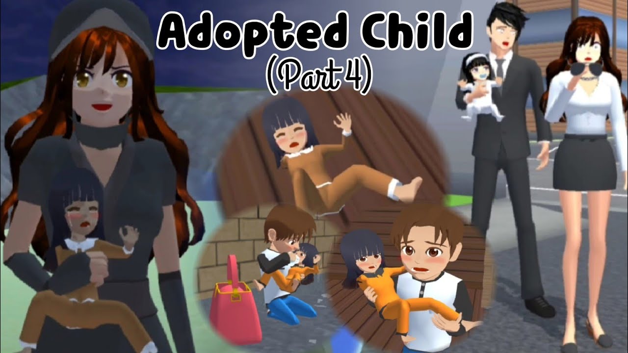 Adopted Child 👶😭 (Part 4) | Sad Story | Sakura School Simulator