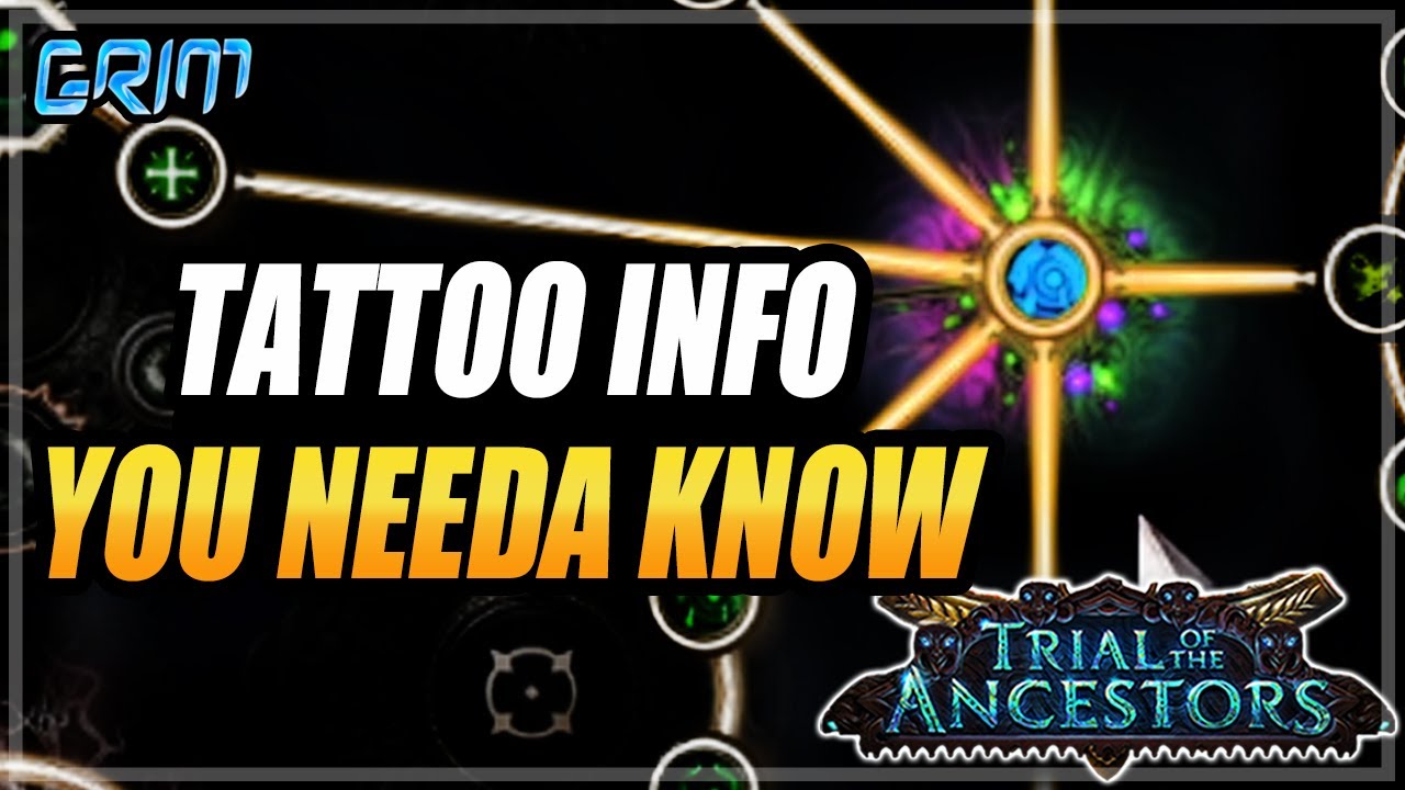 PoE 3.22 Tattoo Info You Need To Know Which To Buy Sell & Use Path of Exile
