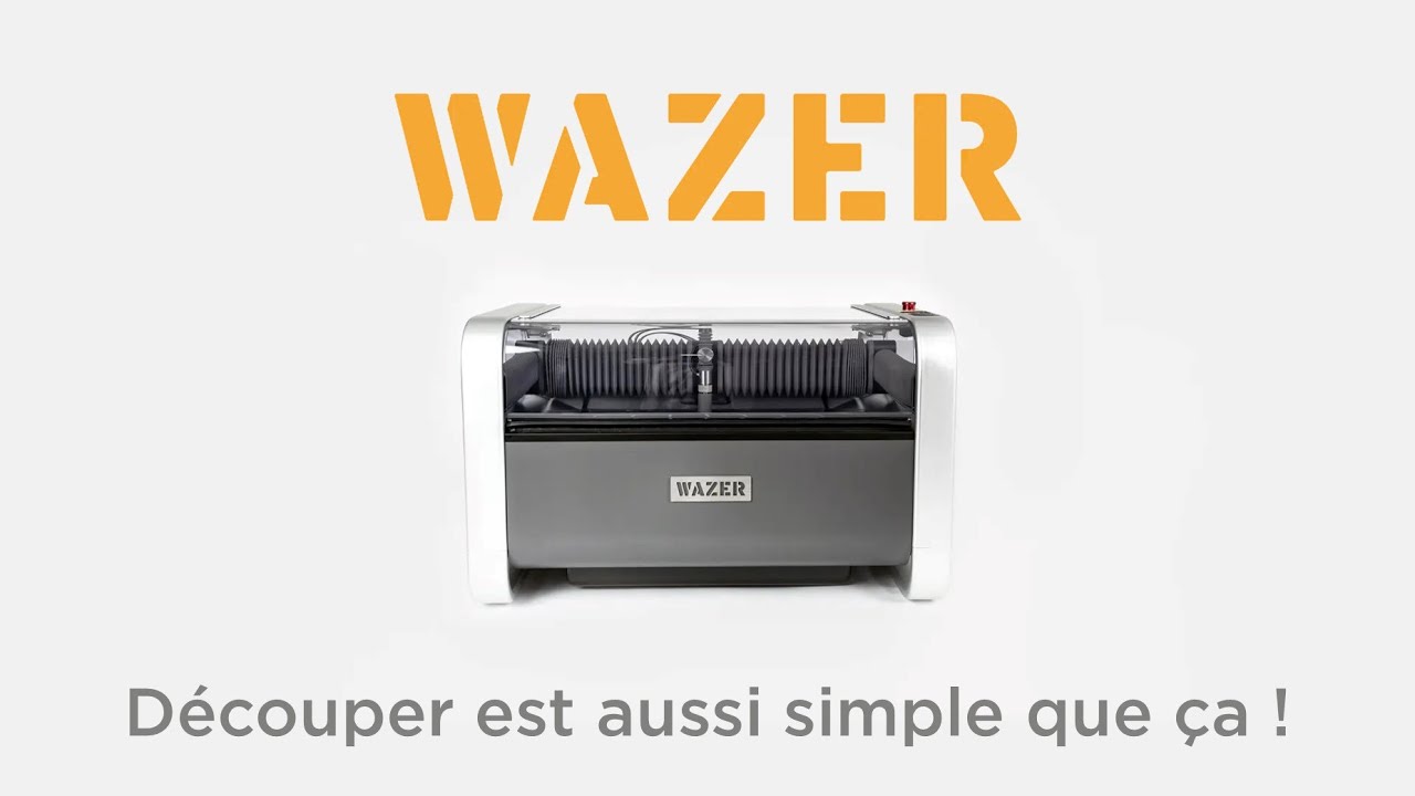 La découpe jet d'eau Wazer, c'est aussi simple que ça !
