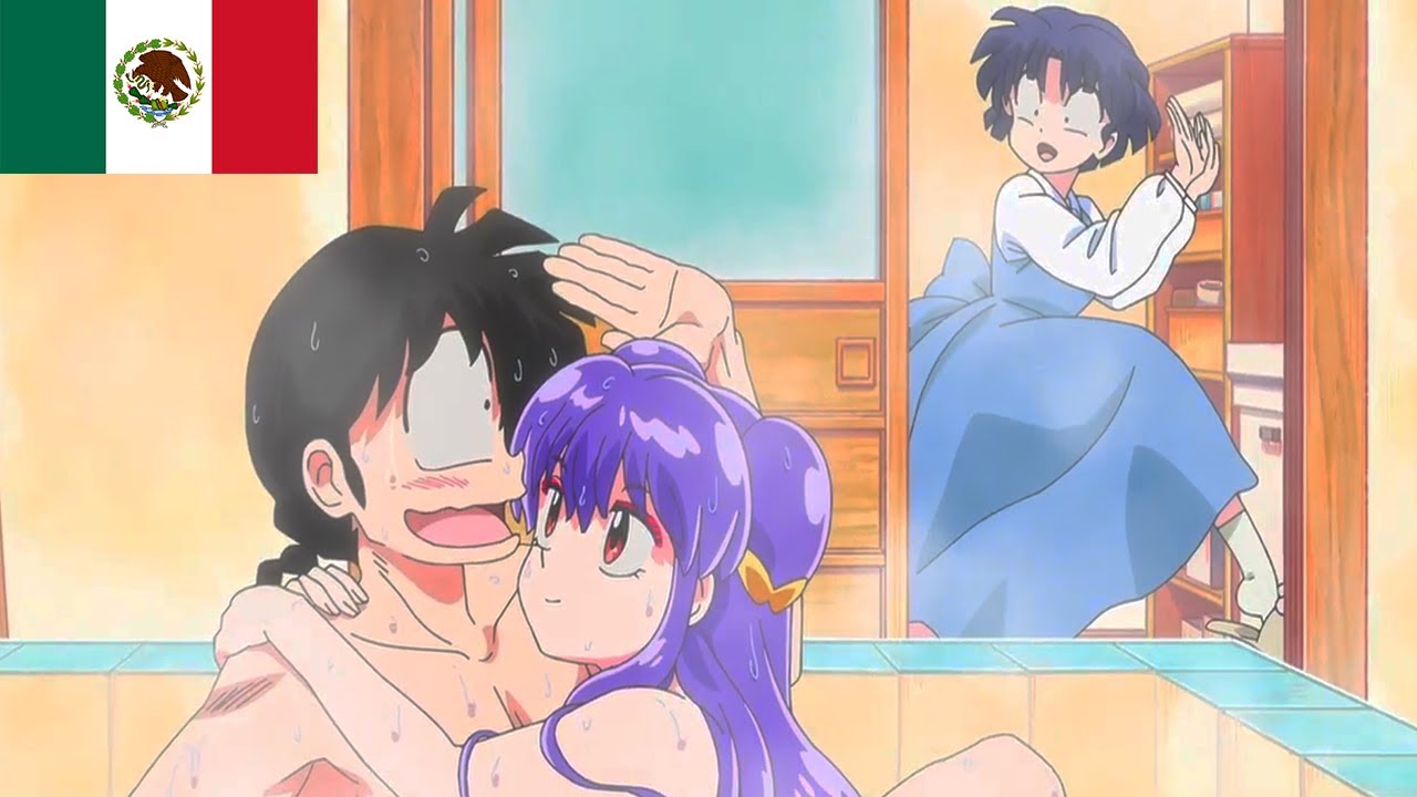 AKANE DESCUBRE A RANMA & SHAMPOO JUNTOS EN EL BAÑO II  Doblaje LATINO 🇲🇽