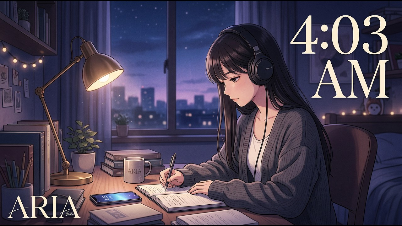 4:03 AM 🌌 1 Hour Ultra Calm Dream Vocal for Deep Focus & Late Night Study – ARIA