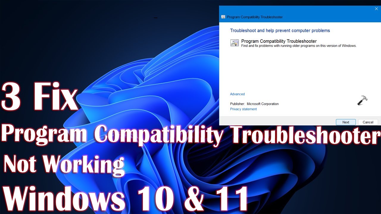 How to fix Program Compatibility Troubleshooter not working in Windows 11: A Comprehensive Guide