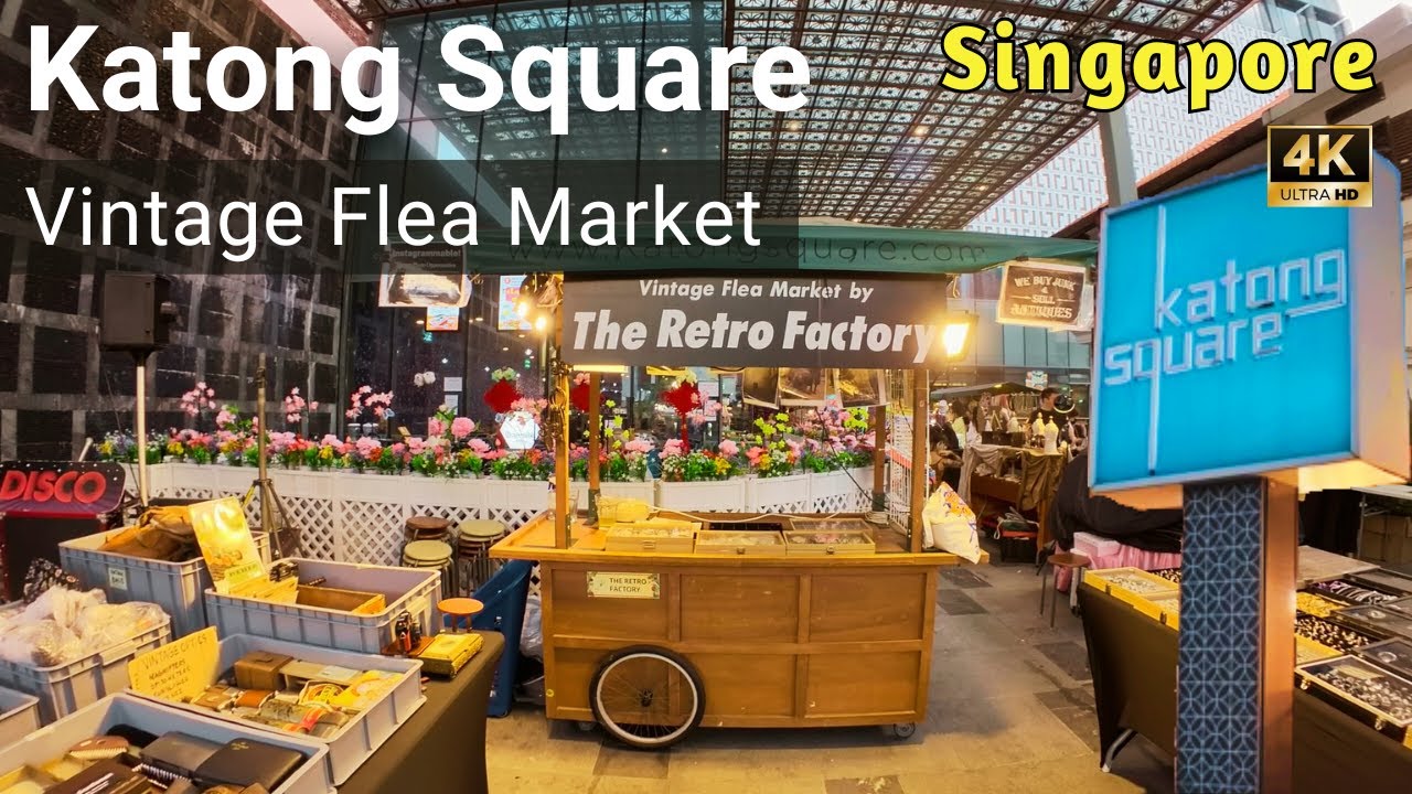 Singapore’s One of the Best Lifestyle & Vintage Flea Market in Katong Square | The Retro Factory