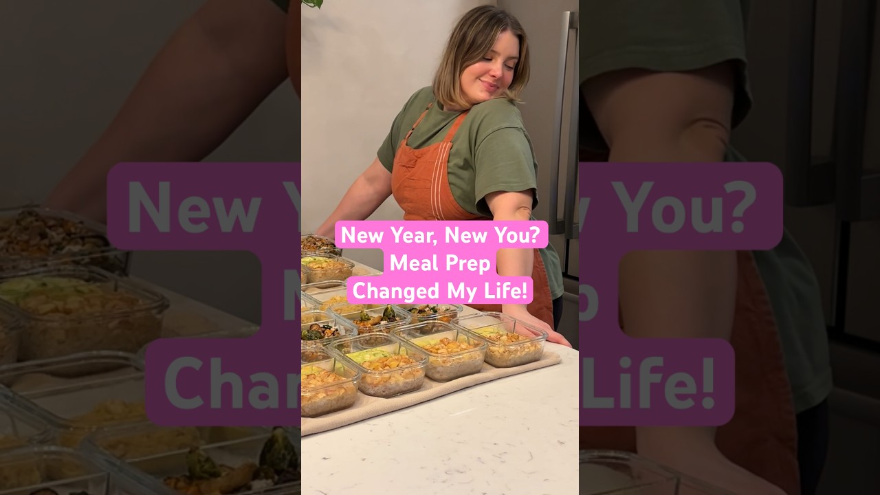 Meal Prep is MORE than a 2024 New Year Resolution! Meal Prep Changed my Life! #healthyhabits