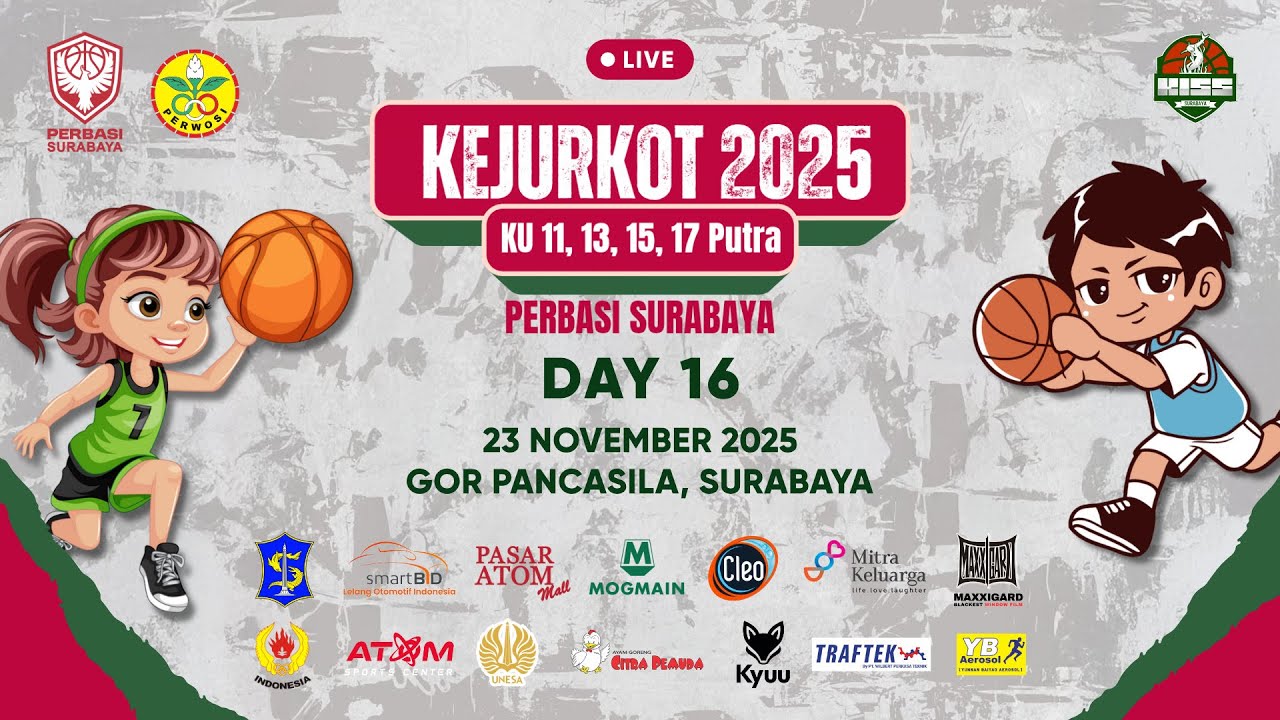 THE LION Vs. WARRIORS (Penyisihan Grup B KU15 pi) - KEJURKOT SURABAYA 2025