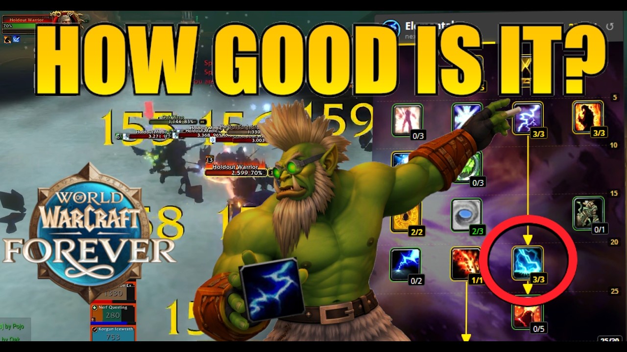 Тестирую WoW: Forever Elemental Shaman перед окончанием бета-теста