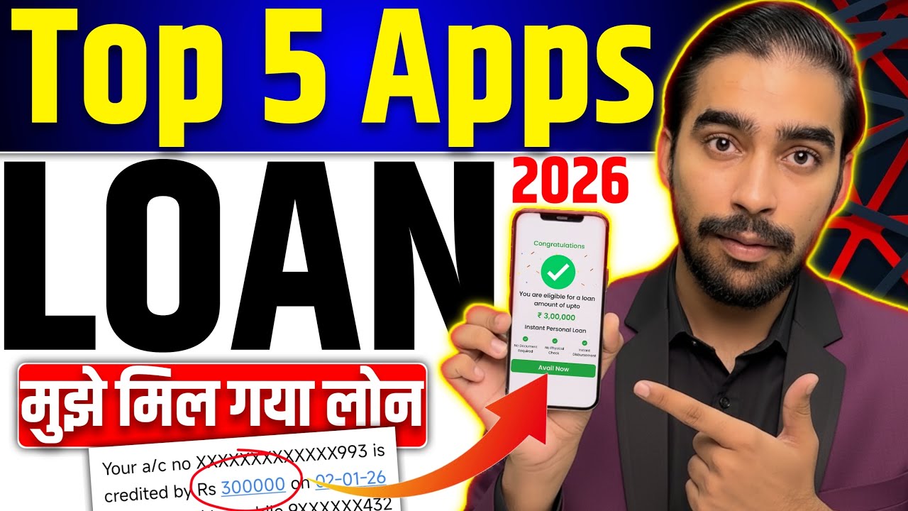 Top 5 Loan Apps 2026 | New Personal Loan App | Fast Approval & Low CIBIL Score Best App | Loan App