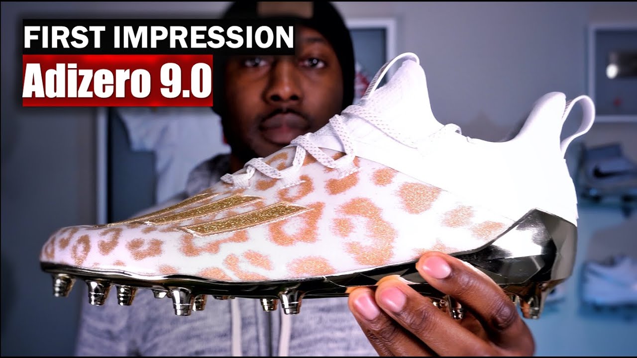 ADIDAS adiZero 9.0 Football Cleats: First Impression