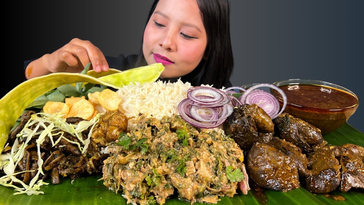 WINTER BEST DISHES 🔥 CHICKEN INNARDS FRY|| CHICKEN LIVER CURRY WITH MY HUSBAND YONGCHAK 🤣😂