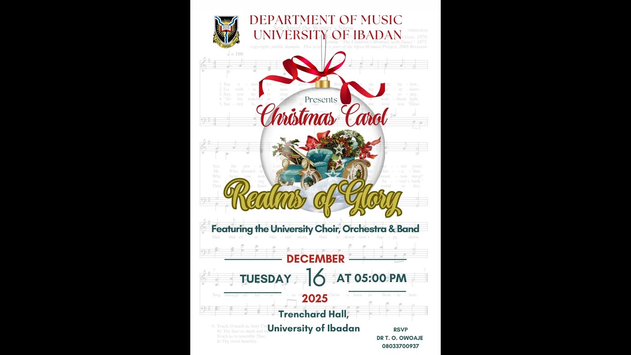 Christmas Carol University of Ibadan