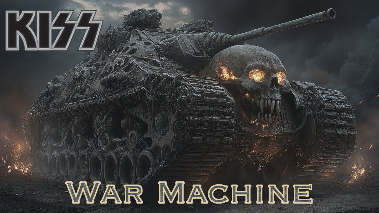 War Machine от Kiss - тексты в виде сгенерированных искусственным ИИ (Субтитры на русском)