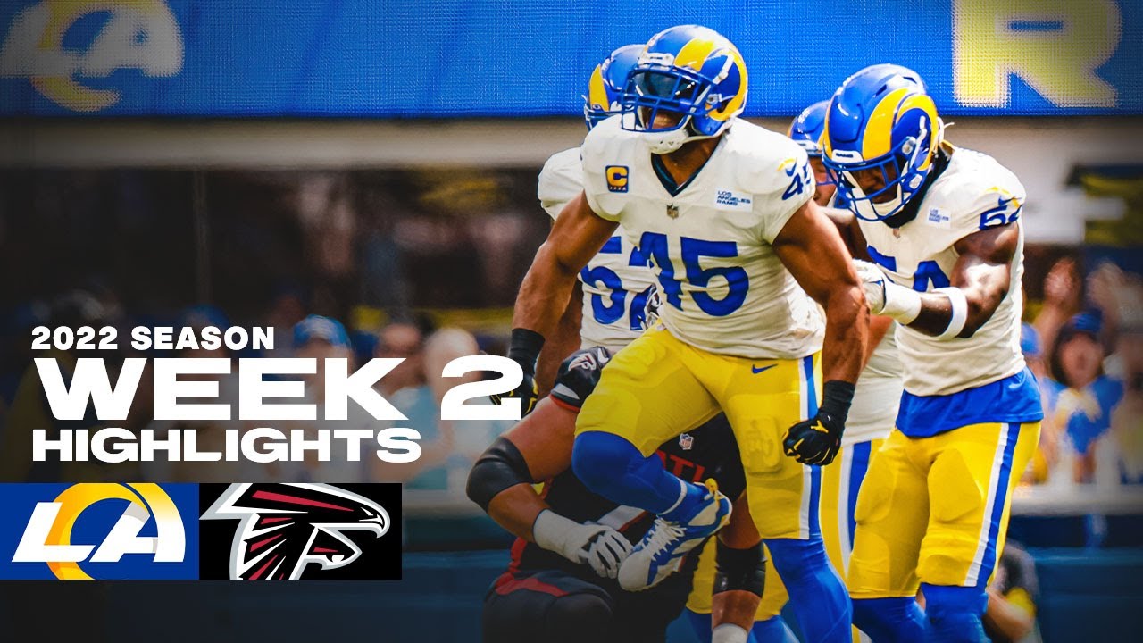 Highlights: Top Plays From Rams' Week 2 Win vs. Falcons | Cooper Kupp TDs, Cobie Durant INT & More