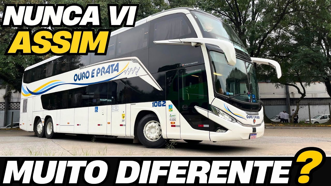 3 TIPOS DE SERVIÇO NO MESMO ÔNIBUS!! MARCOPOLO G8 DOUBLE DECKER DA VIAÇÃO OURO E PRATA