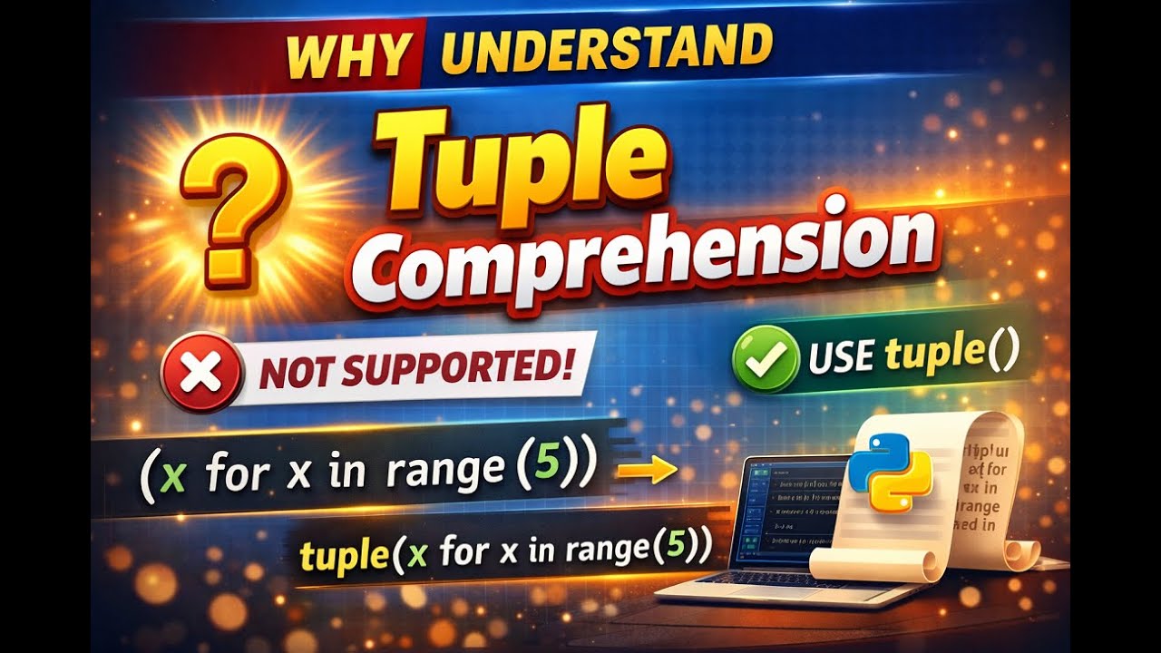 Tuple Comprehension in Python