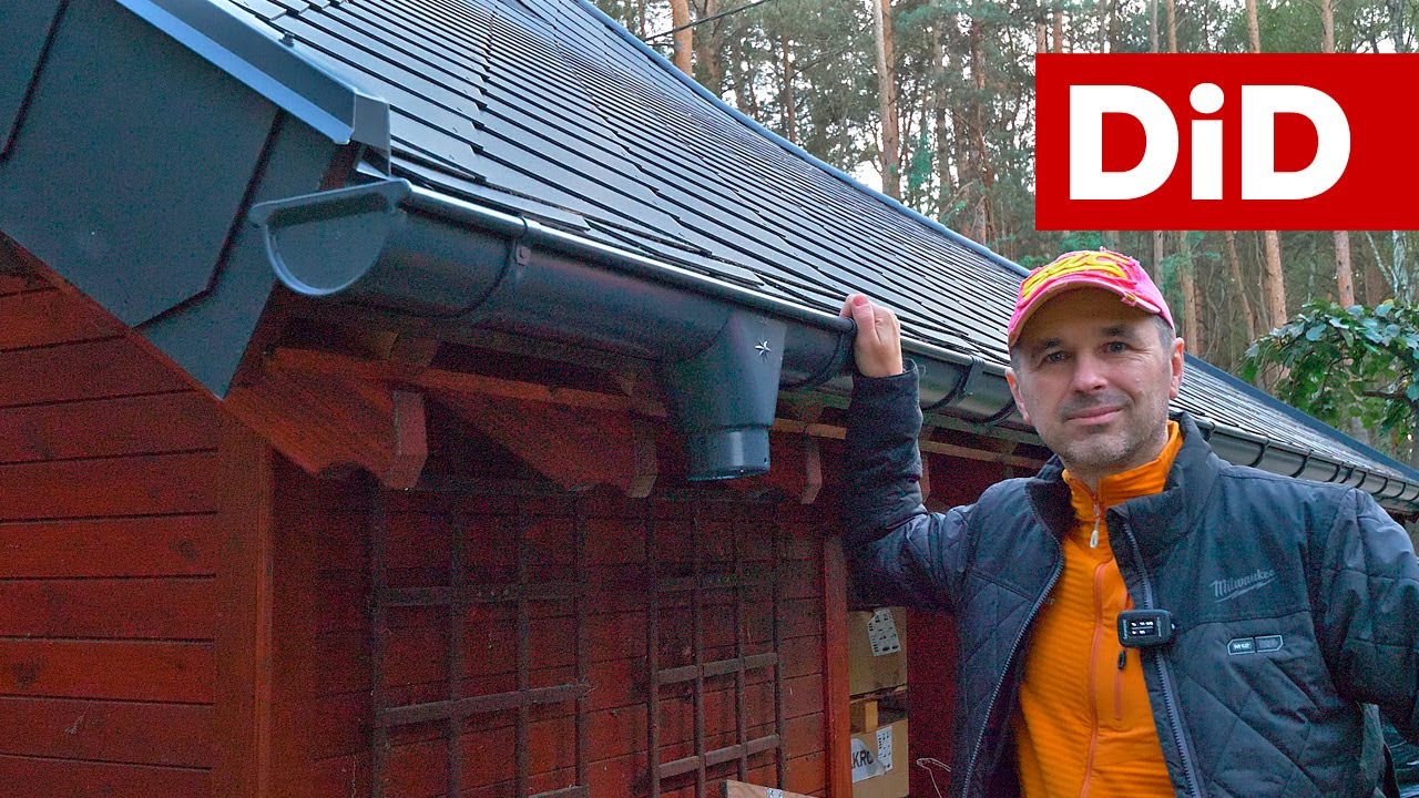 Dach09: Półokrągły system rynnowy KJG - ocynkowana stal powlekana