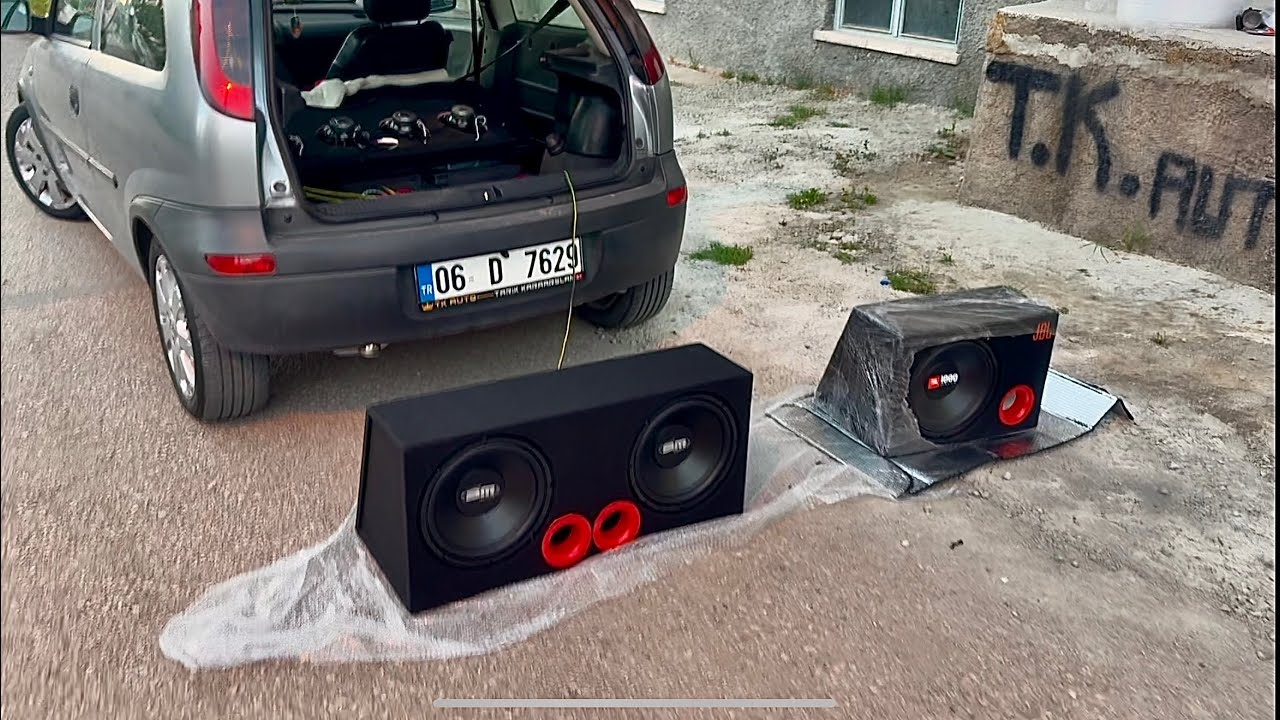 CORSA C 1.7 DTİ SES SİSTEMİ | TESİSATI GÜÇLENDİRDİM ! For-x XAE800.1D MONO AMFİ - ÇİFT BM 30 CM BASS