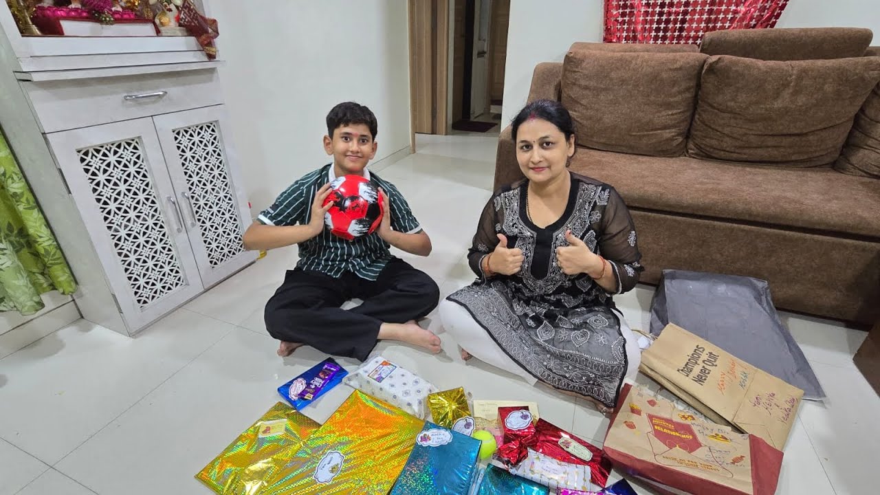 Gift unboxing 🎁 hardik ko kya kya gifts mile 😧 | Jha Family Vlogs 