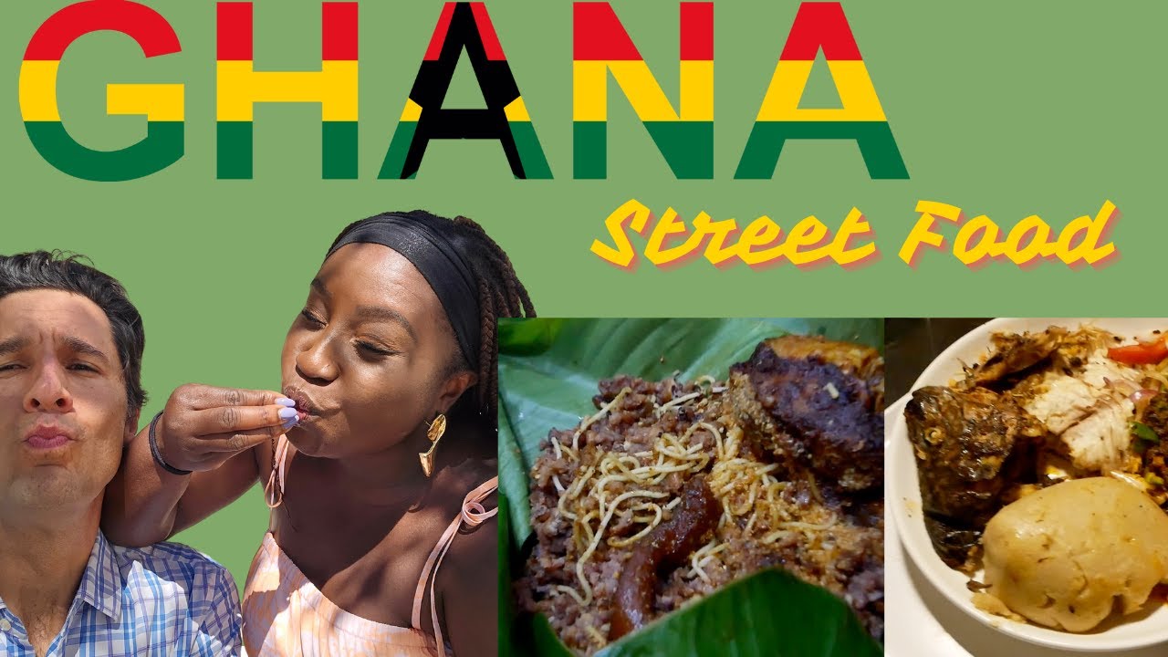 Come with us to Explore African Street Foods//Best Ghanaian Food//Food Vlog