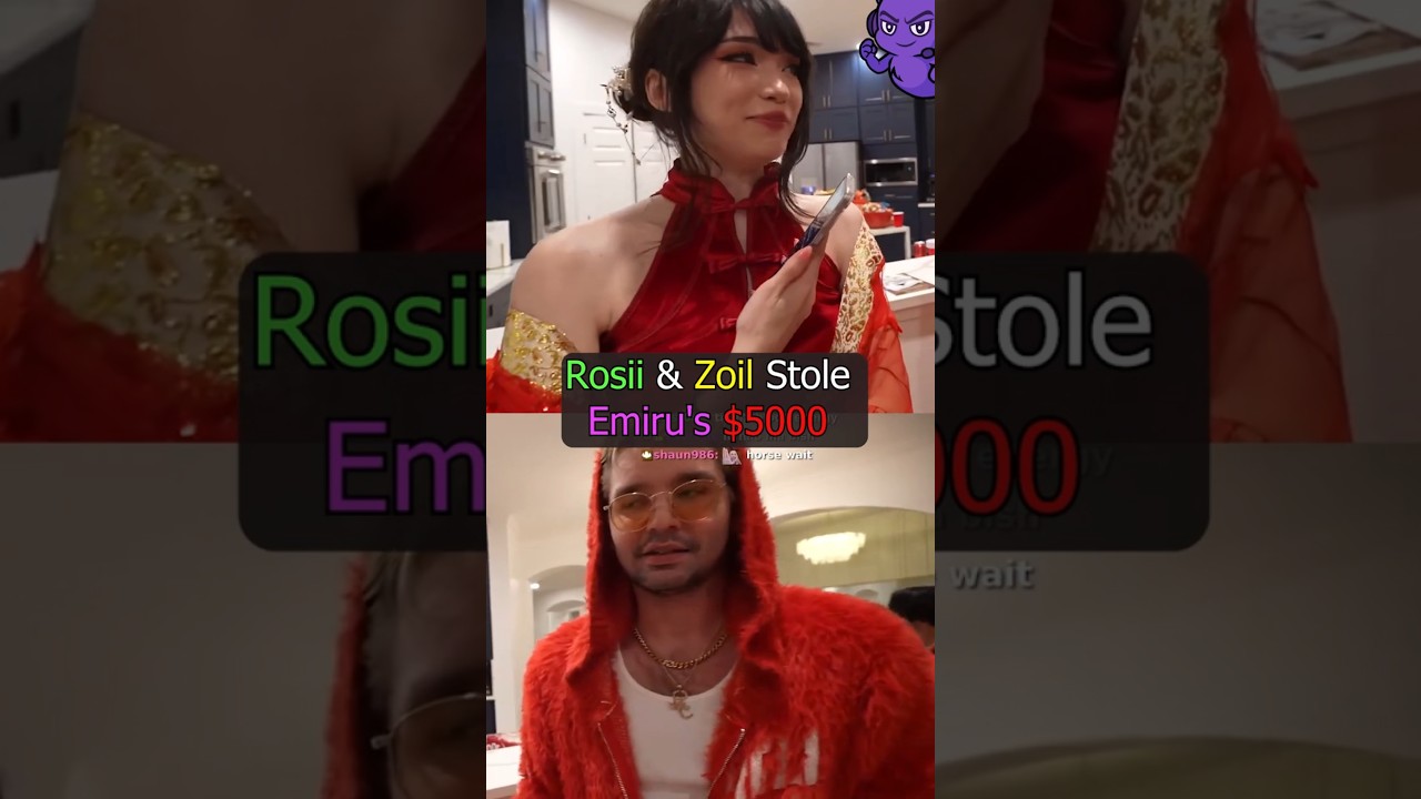 Rosii & Zoil Stole Emiru's $5000 #emiru #bonnierabbit #twitchclips #twitch
