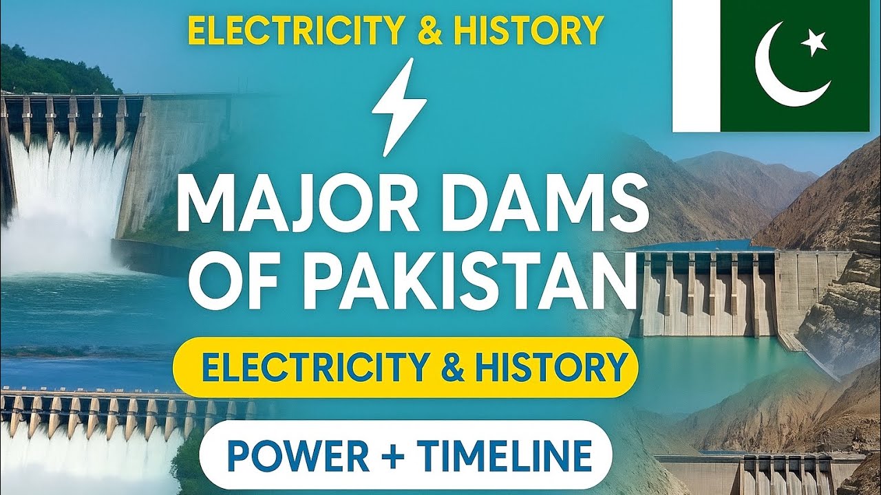 Major Dams of Pakistan | Electricity Production & Construction Years | DamRiver