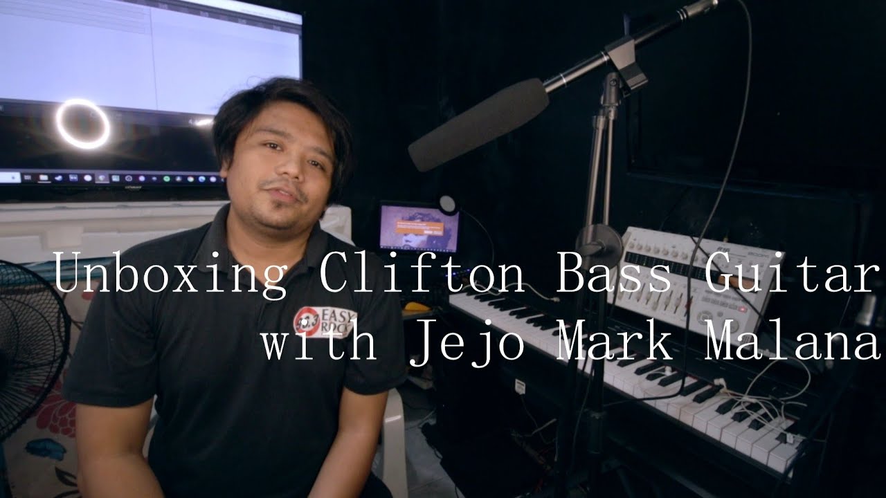 Unboxing Clifton Jazz Bass Guitar with Jejo Mark Malana