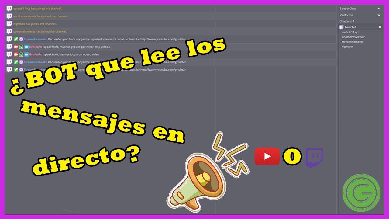 🔊 SPEECHCHAT | Configura tu bot para que lea los mensajes en tu stream