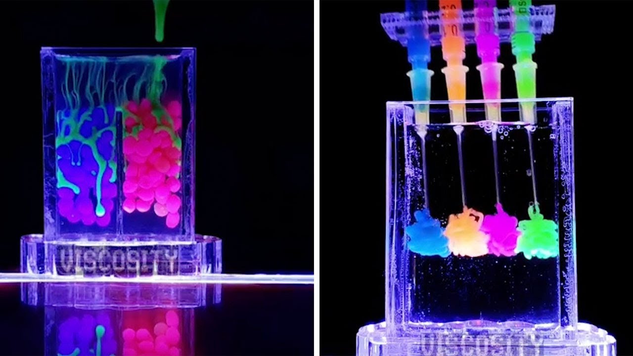 Bartender Creates Glow In The Dark Cocktails