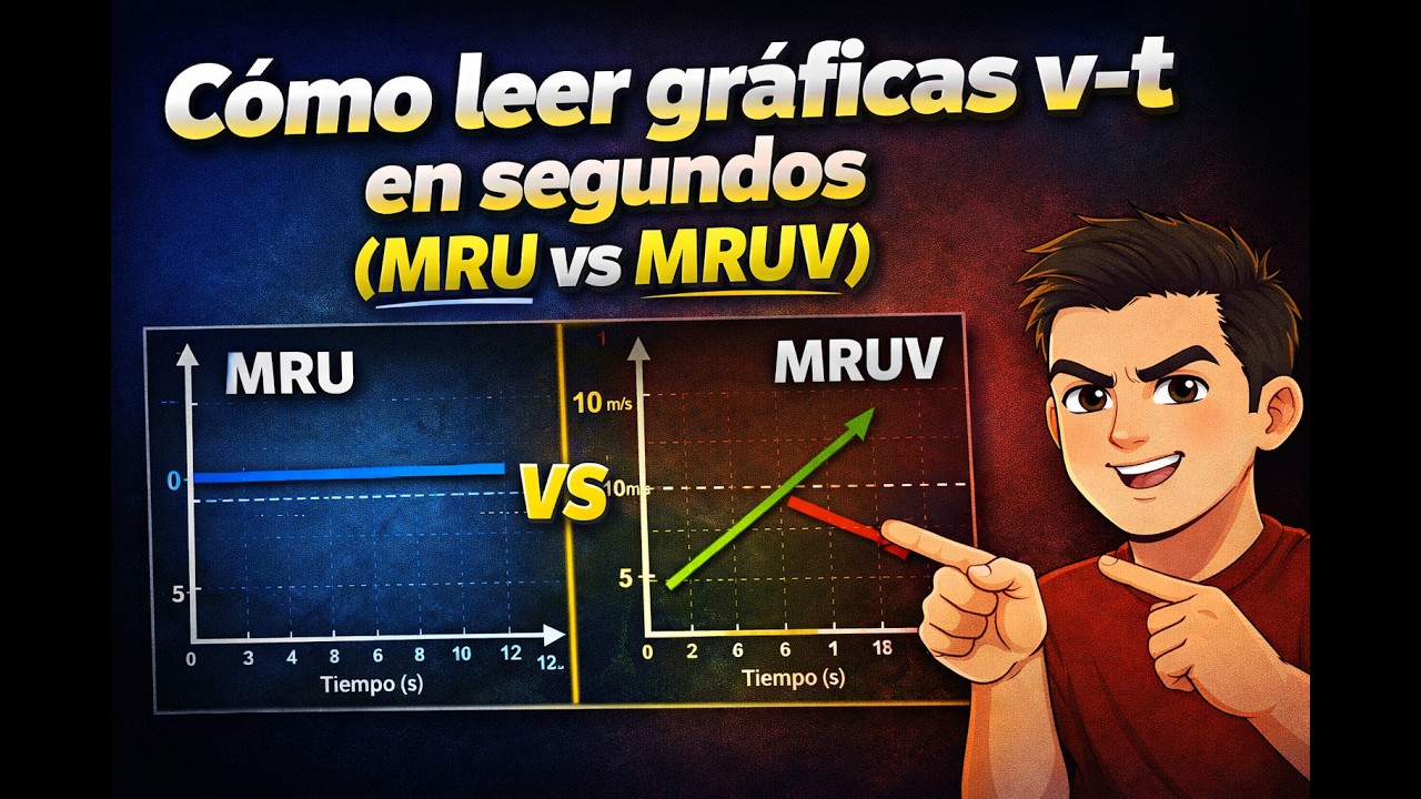 Grafica de mru y mruv