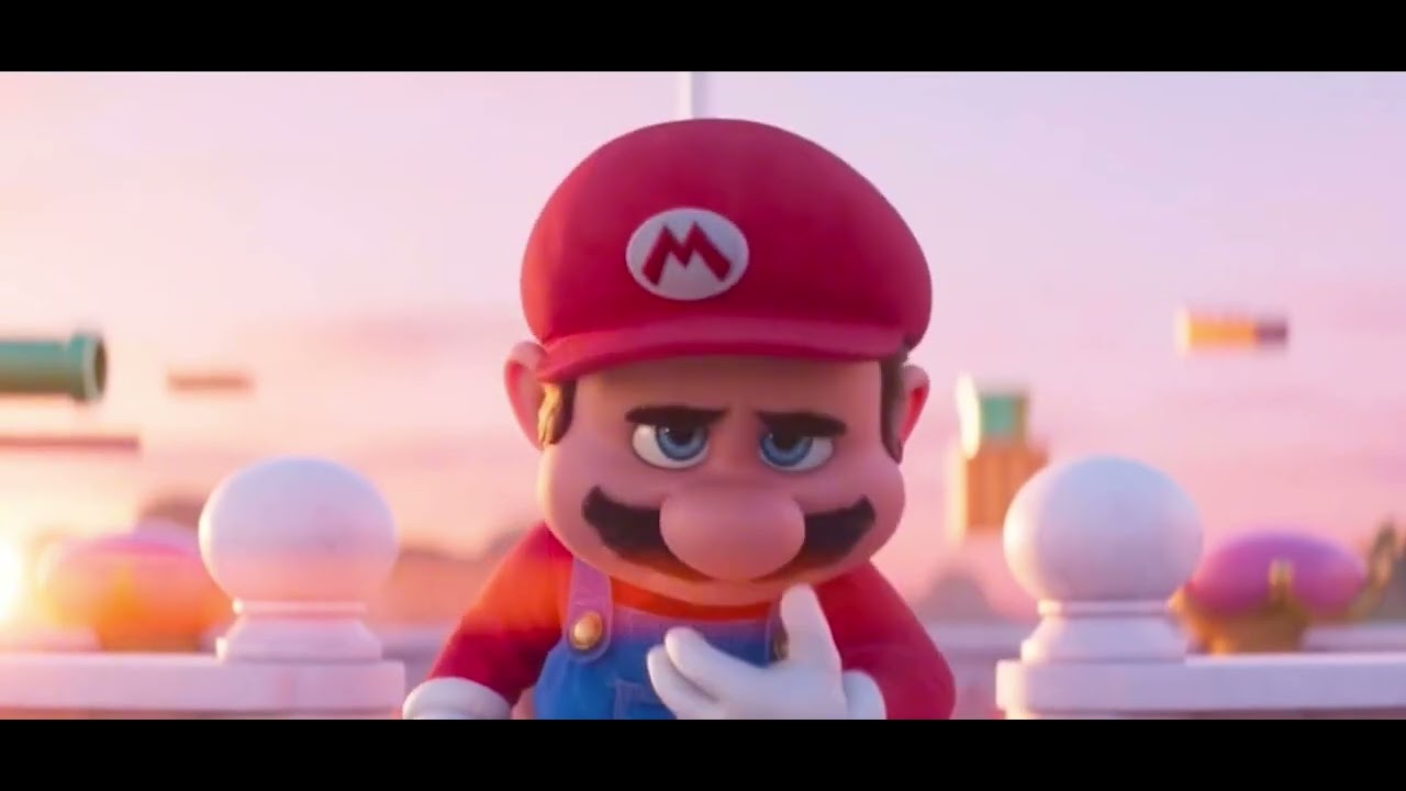 Mario Movie training course scene but with Running in the 90’s