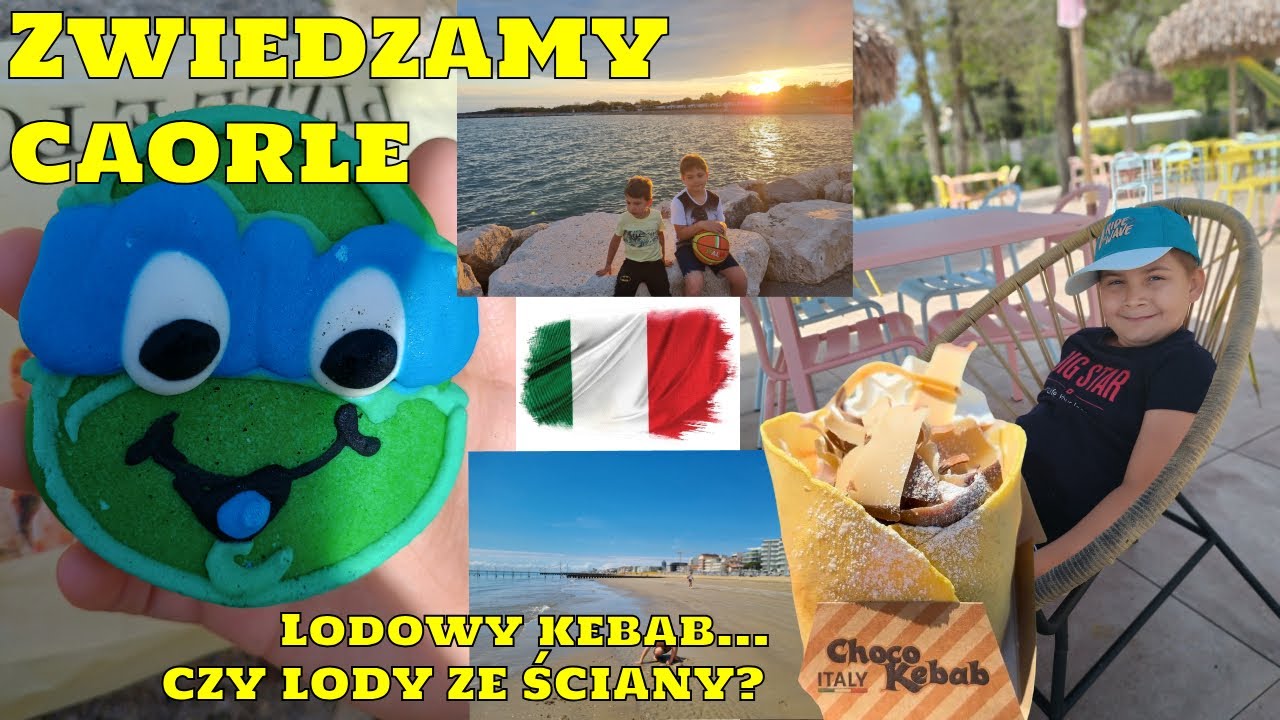 Włochy 2024 - Caorle i lody ze ściany!!! Sprawdzamy ceny we Włoskim Lidl (#Vlog 31)