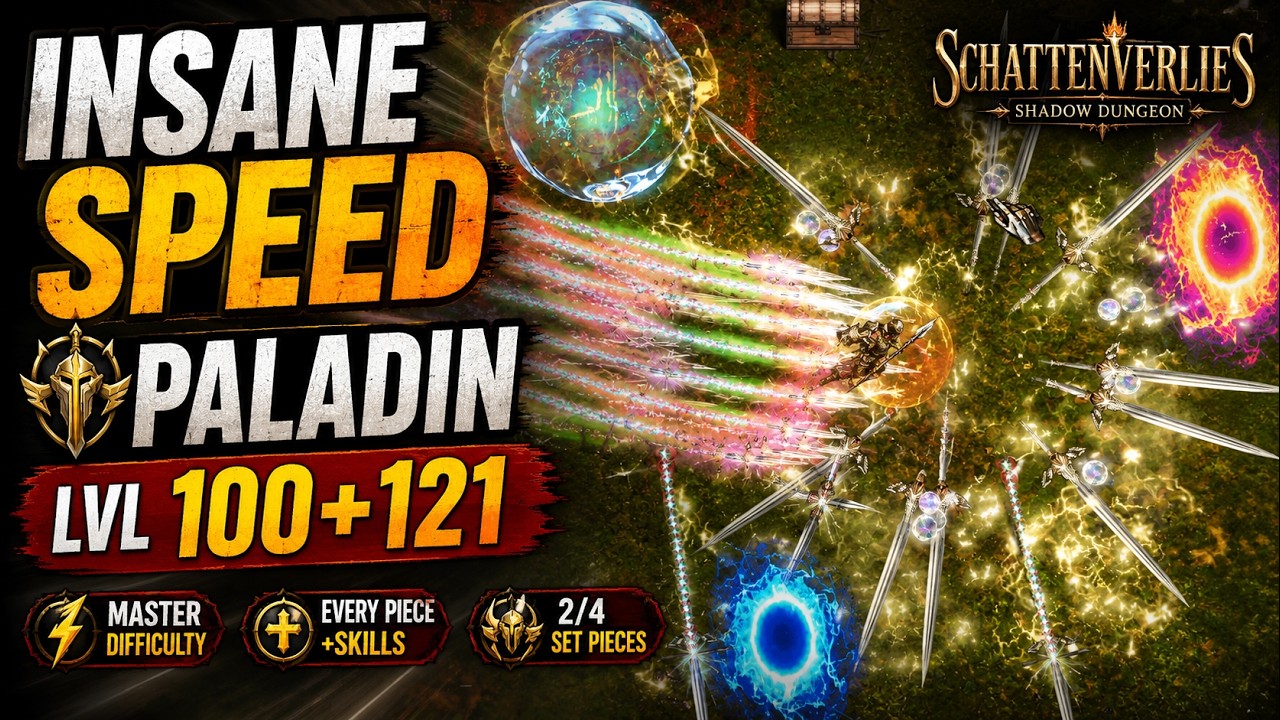 I'M TOO FAST FOR MY OWN SKILLS 😂 | Insane Paladin Speed Build | Shadow Dungeon