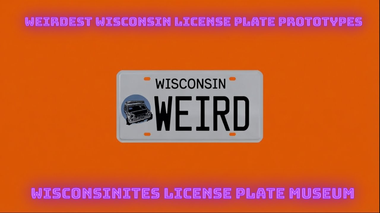 What are the WEIRDEST Wisconsin License Plate Prototypes? #licenseplates