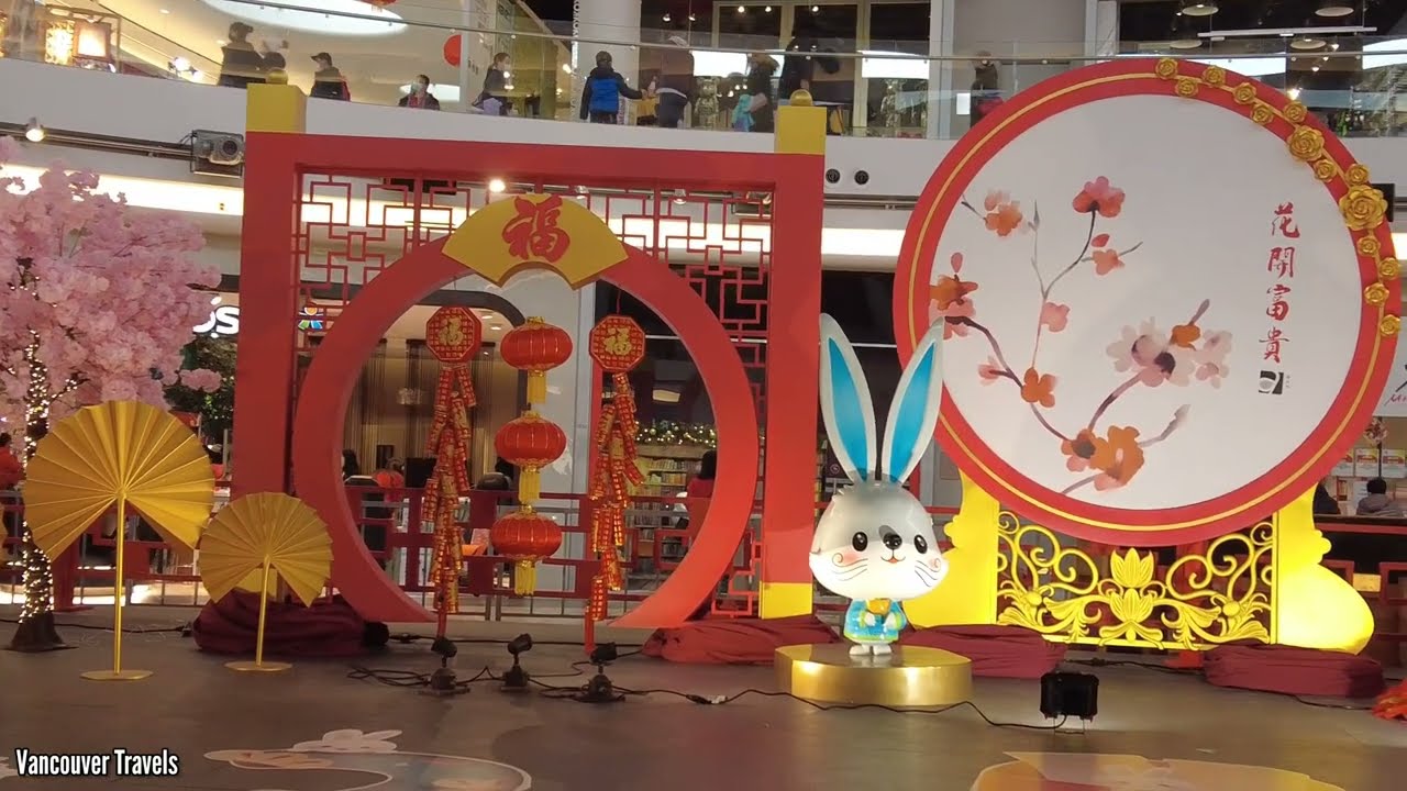 🇨🇦  [4K] Chinese New Year Walking in Aberdeen Centre | Richmond BC Canada
