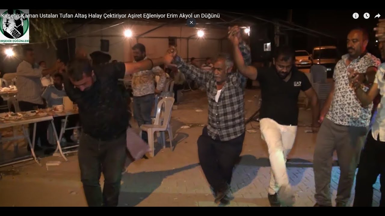 Kırşehir Kaman Ustaları Tufan Altaş Halay Çektiriyor Aşiret Eğleniyor Erim Akyol un Düğünü